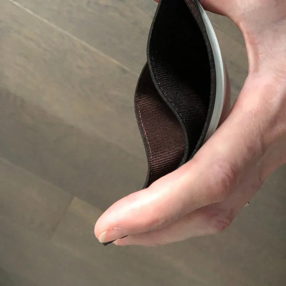 Luxury Genuine Leather Credit Card + Notes Holder Brown Sz OS NWOT - Picture 5 of 5